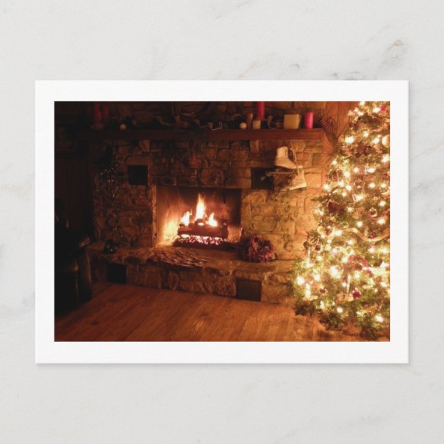 TRADITIONAL CHRISTMAS HOLIDAY POSTCARD (Front)