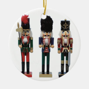Traditional Christmas Nutcracker Ceramic Tree Decoration