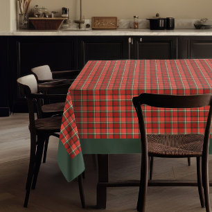 Traditional Christmas Plaid Cosy Winter Dinners Tablecloth