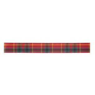 Traditional Christmas Red and Green Plaid Satin Ribbon