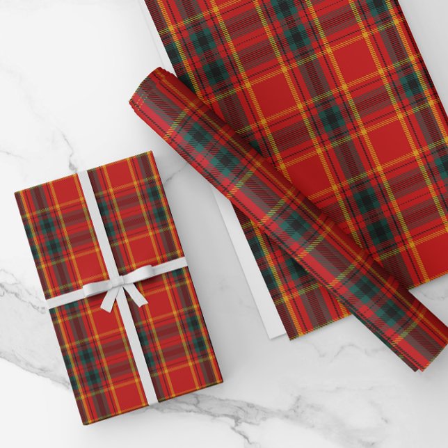 Traditional Christmas Red and Green Plaid Wrapping Paper (Creator Uploaded)