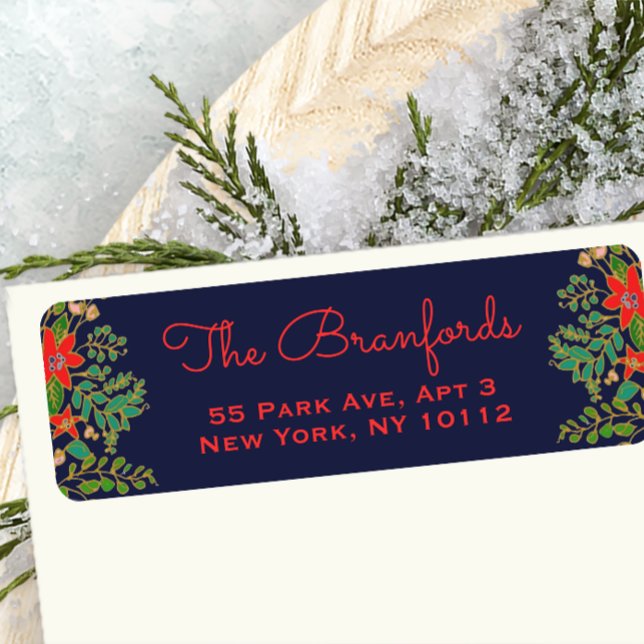 Traditional Christmas Wreath Navy (Creator Uploaded)