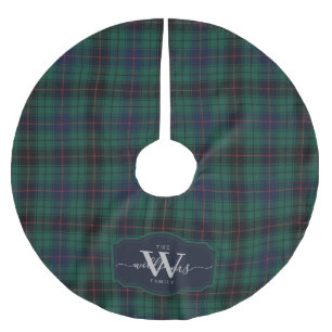 Traditional Clan Davidson Scottish Tartan Plaid Brushed Polyester Tree Skirt