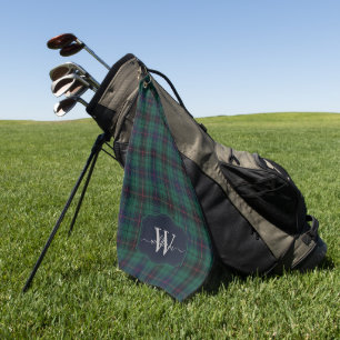 Traditional Clan Davidson Scottish Tartan Plaid Golf Towel