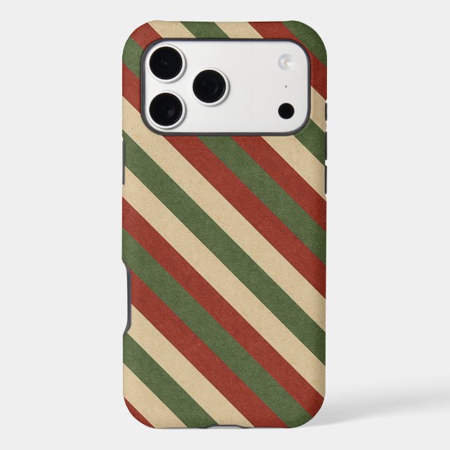 traditional colored Christmas striped  (Back)