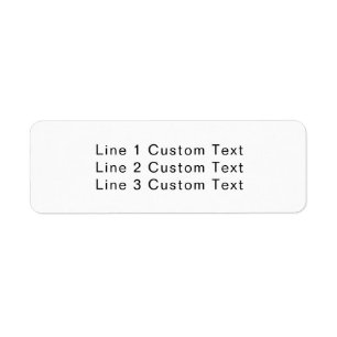 Traditional Custom Business 3 Lines of Serif Text