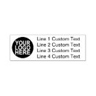 Traditional Custom Business 4 Lines With Logo