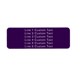 Traditional Custom Business 6 Lines of Serif Text 