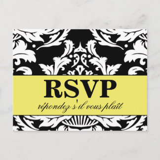 Traditional Damask Postcard