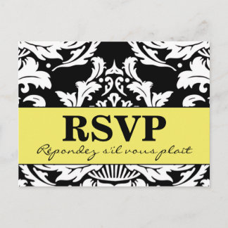 Traditional Damask Postcard