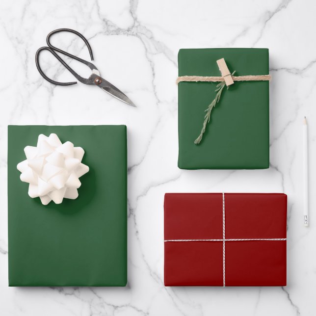 Traditional - Dark Mix - Wrapping Paper Sheets (Front)
