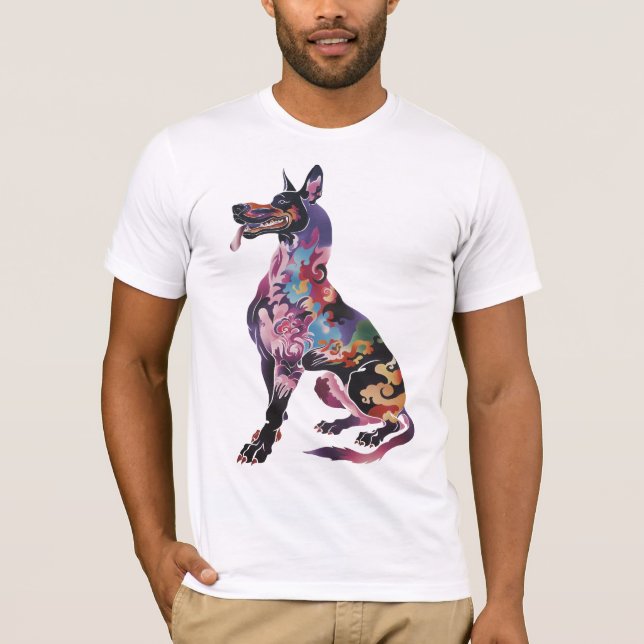 Traditional Doberman T-Shirt (Front)
