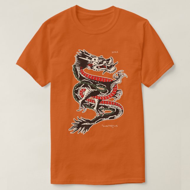 Traditional Dragon  T-Shirt (Design Front)