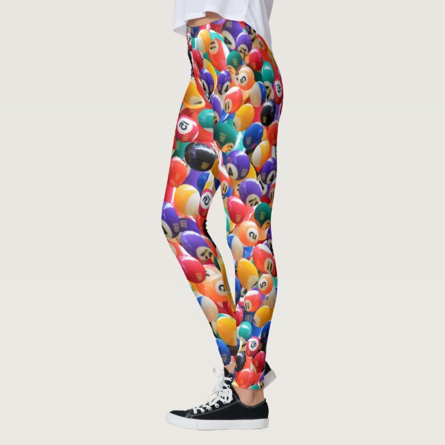 Traditional Eightball Colors, Leggings (Left)