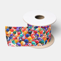 Traditional Eightball Colors, Satin Ribbon