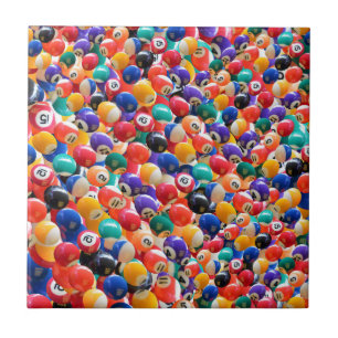 Traditional Eightball Colours, Ceramic Tile