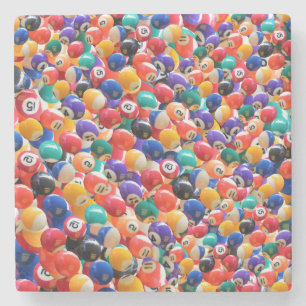 Traditional Eightball Colours, Stone Coaster