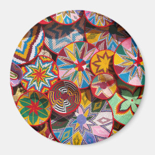 Traditional Ethiopian Baskets Magnet