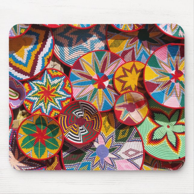 Traditional Ethiopian Baskets Mouse Pad (Front)