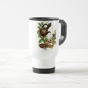 Traditional Ethiopian Coffee Ceremony Travel Mug