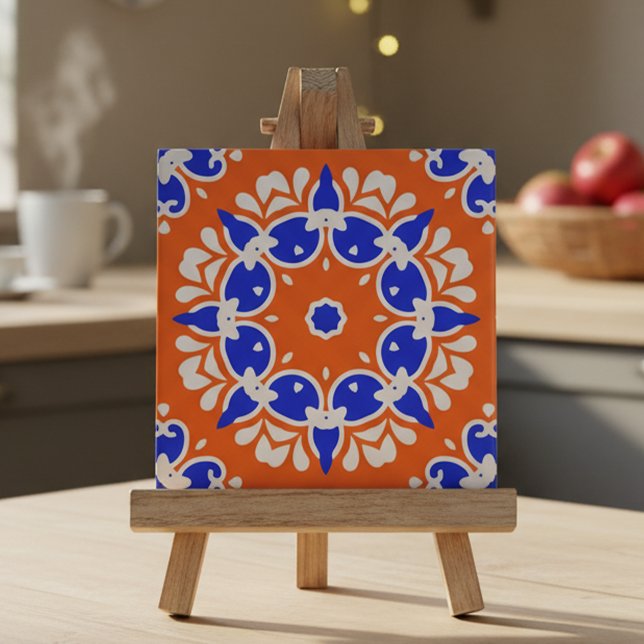 Traditional Ethnic Folk Print Mosaic Motif Pattern Tile (Creator Uploaded)