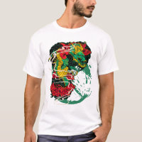 Traditional fearsome Chinese dragon tattoo T-Shirt