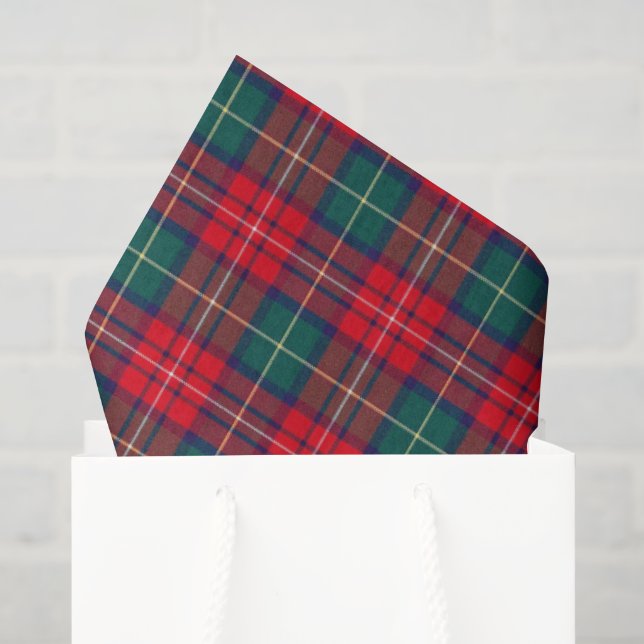Traditional Festive Tartan Tissue Paper (Gift Bag)
