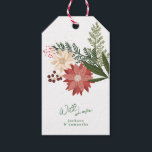 traditional festive winter garden christmas favour gift tags<br><div class="desc">🏷️ Add a final touch of beauty and elegance to your presents with my gift tags. These exquisite tags are the perfect way to express your love and attention to detail, making your gifts even more special. _____________________________ ***this design is part of a christmas holiday collection*** Step into a world...</div>