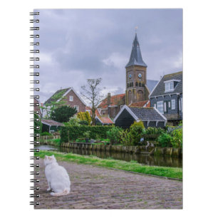 Traditional fishing village Marken in Netherlands Notebook
