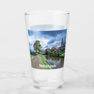 Traditional fishing village Marken, Netherlands Glass