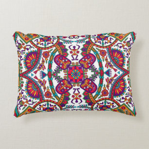 Traditional Folk Art Designart,ethnic,background,c Decorative Cushion