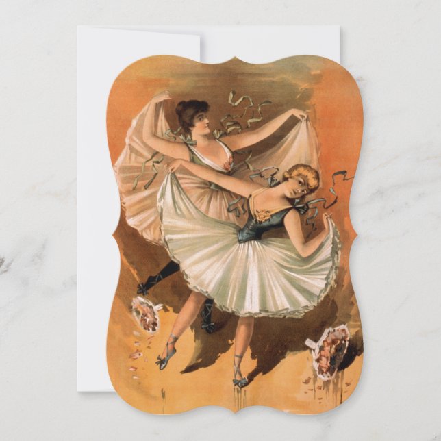 Traditional Folk Dance Vintage Postcard (Front)