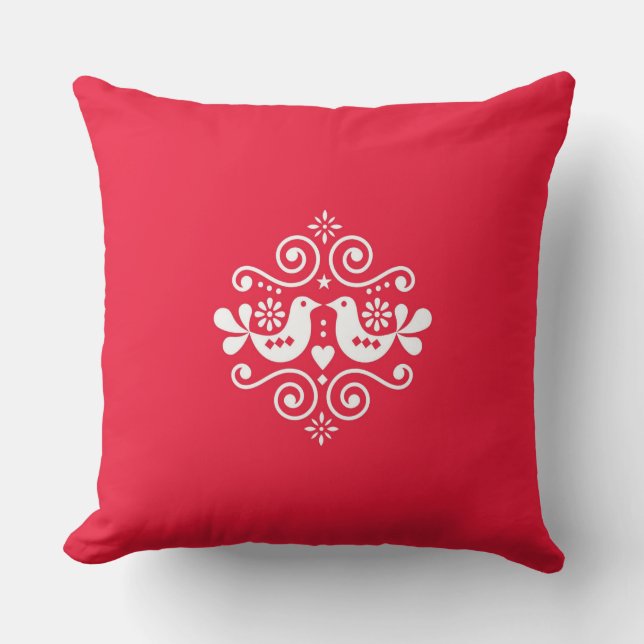 Traditional folk ornament Pillow (Front)