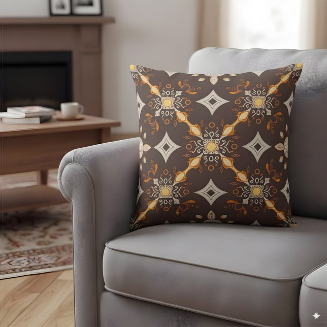Traditional folklore motif cushion (Creator Uploaded)