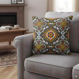 Traditional folklore motif cushion