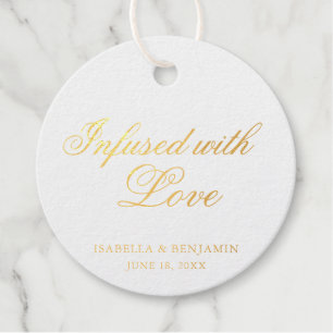 Traditional Formal Elegant Wedding Favour Tags