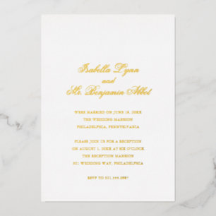 Traditional Formal Elegant Wedding Reception