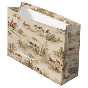 Traditional Foxhound Hunt Large Gift Bag