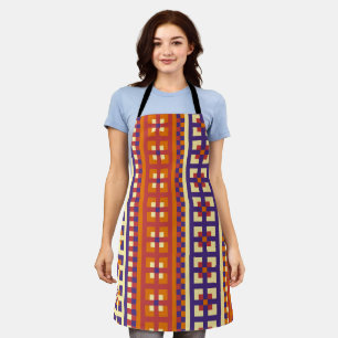 Traditional Geometric Ethnic Motif Apron