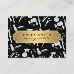 Traditional Gold Classic Stylist Appointment Card
