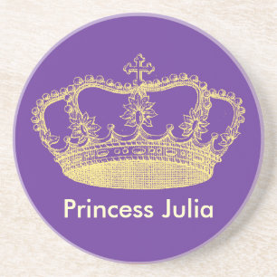 Traditional Golden Royal Crown Coaster