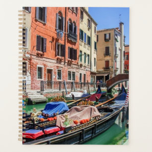 Traditional gondola in Venice Planner