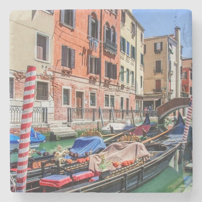 Traditional gondola in Venice Stone Coaster (Front)