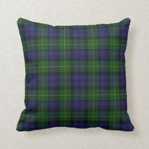 Traditional Gordon Tartan Plaid Pillow