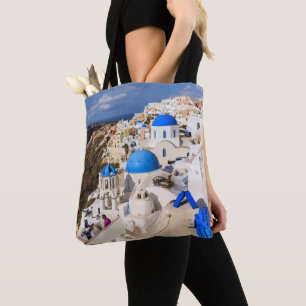 Traditional Greek Houses Tote Bag