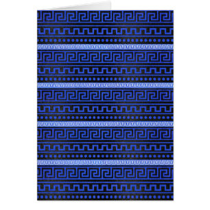Traditional Greek Meander Pattern