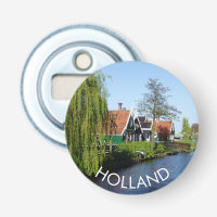 Traditional Green Red Dutch Timber Houses Photo