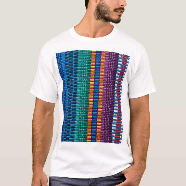 Traditional Guatemala fabric weave T-Shirt (Front)