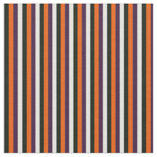 Traditional Halloween Stripped Pattern Fabric