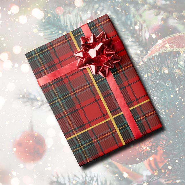 Traditional Holiday Plaid Wrapping Paper (Traditional Holiday Plaid Wrapping Paper
)